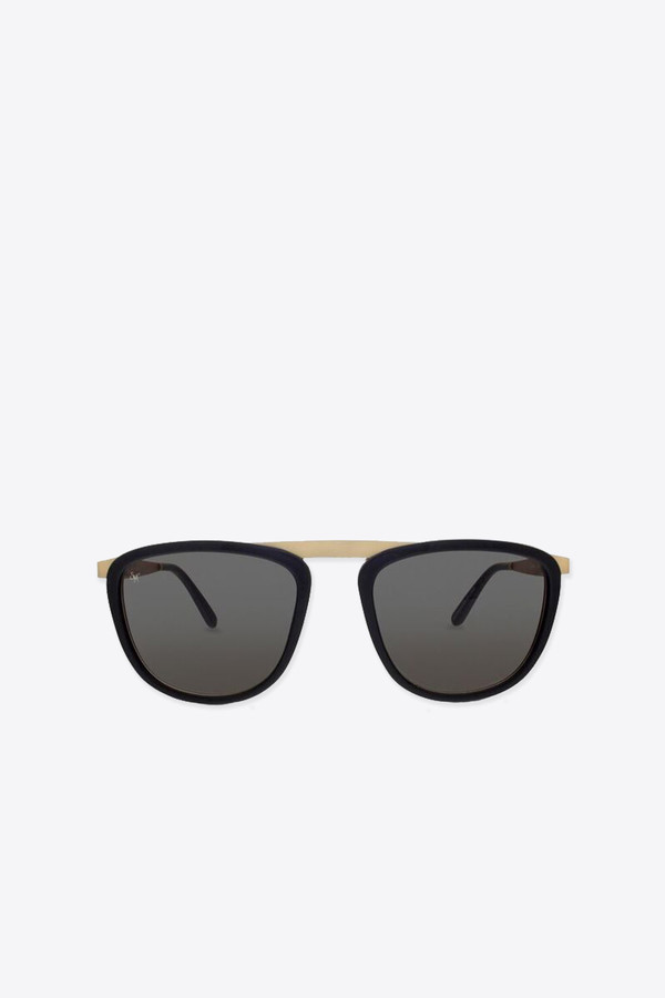 Men's Smoke x Mirrors Pusherman sunglasses in black/matte gold Men's Smoke x Mirrors Pusherman sunglasses in black/matte gold