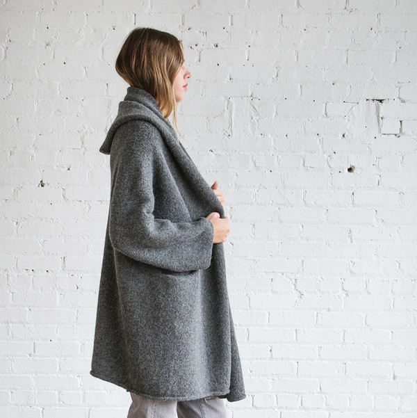 Lauren Manoogian Capote Coat Charcoal - SOLD OUT Lauren Manoogian Capote Coat Charcoal - SOLD OUT