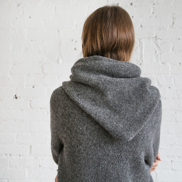 Lauren Manoogian Capote Coat Charcoal - SOLD OUT Lauren Manoogian Capote Coat Charcoal - SOLD OUT