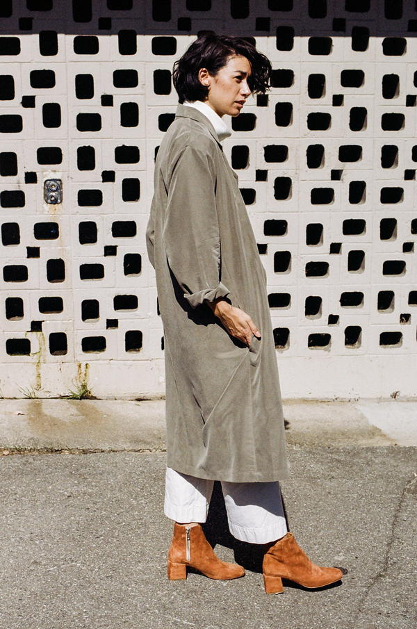 Unknown Jesse Kamm Trench - olive Unknown Jesse Kamm Trench - olive