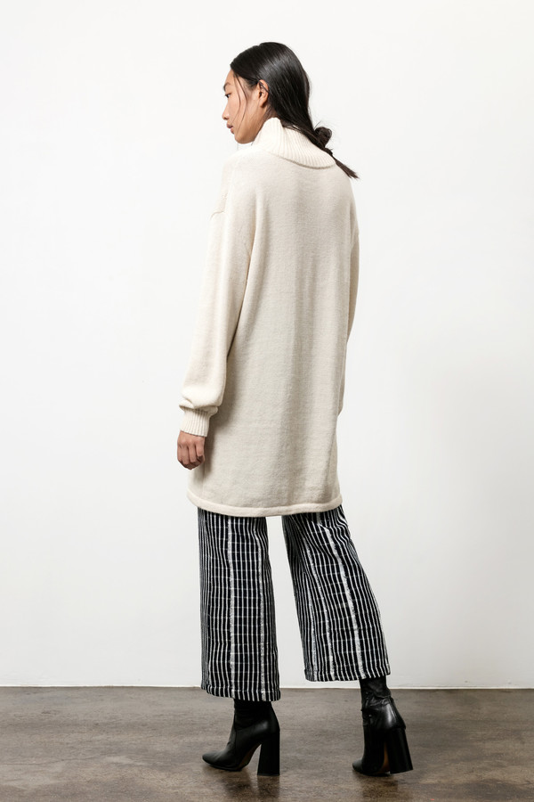 Osei-Duro Alpaca Turtleneck Tunic in Cream Osei-Duro Alpaca Turtleneck Tunic in Cream