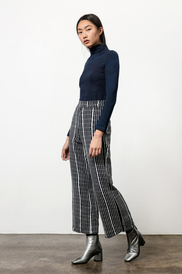 Osei-Duro Kendo Turtleneck in Natural Indigo Osei-Duro Kendo Turtleneck in Natural Indigo