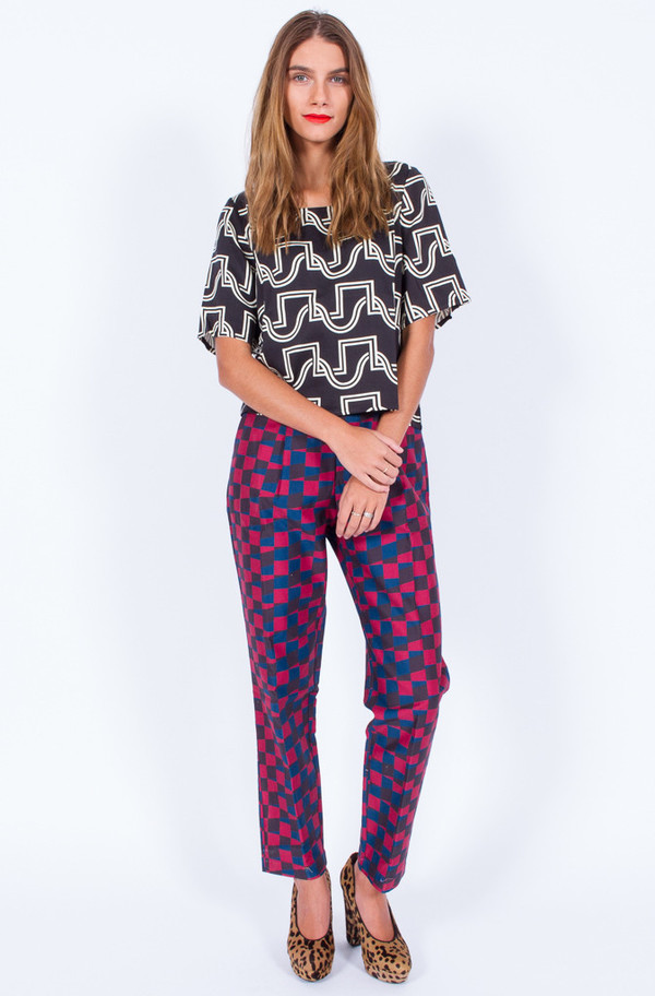Dusen Dusen BLACK DUO WEAVE YES TEE Dusen Dusen BLACK DUO WEAVE YES TEE