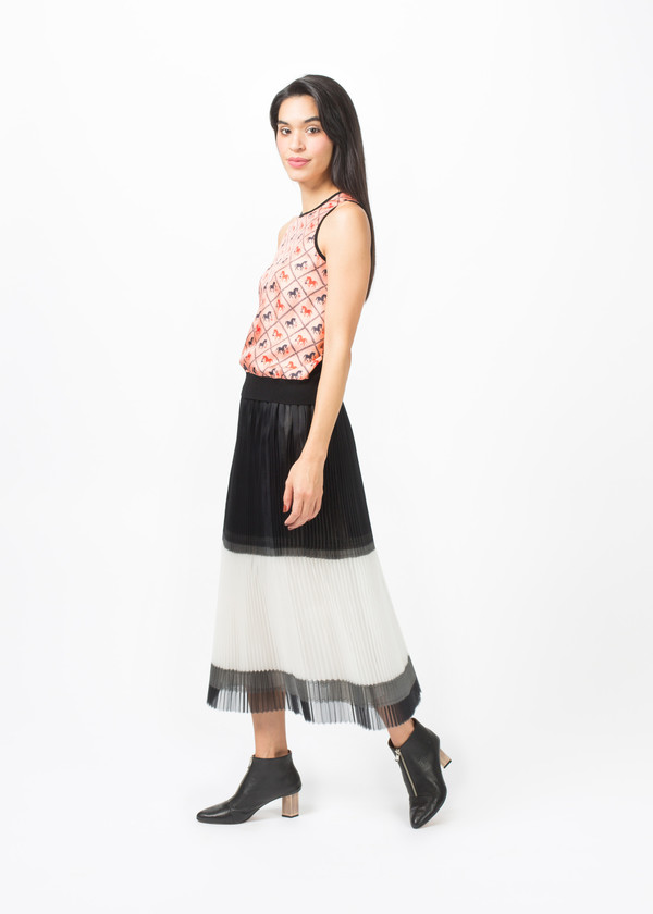 La Prestic Ouiston Silk and Wool Sleeveless Top La Prestic Ouiston Silk and Wool Sleeveless Top
