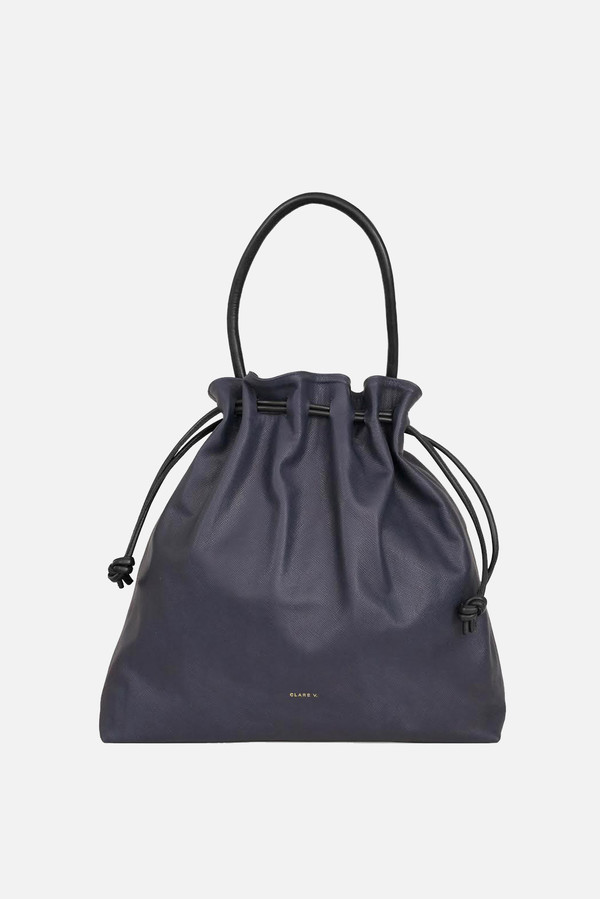 Clare V. Grand henri in navy saffiano Clare V. Grand henri in navy saffiano