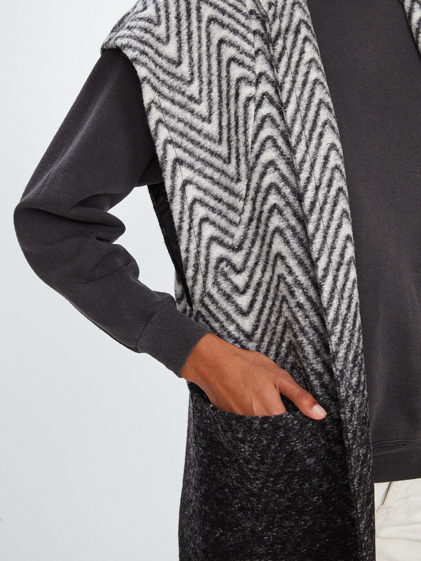 Kurt Lyle CARLA LONG VEST Kurt Lyle CARLA LONG VEST
