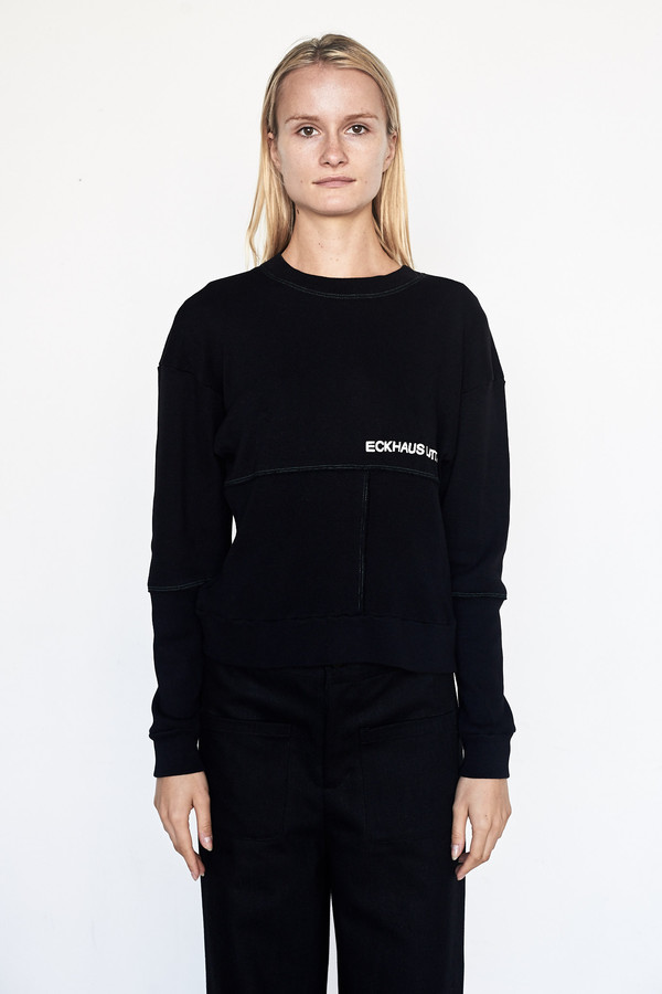 ECKHAUS LATTA Cotton Lapped Sweatshirt ECKHAUS LATTA Cotton Lapped Sweatshirt
