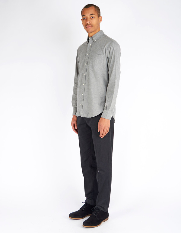 Gitman Vintage Button Down Grey Flannel Gitman Vintage Button Down Grey Flannel