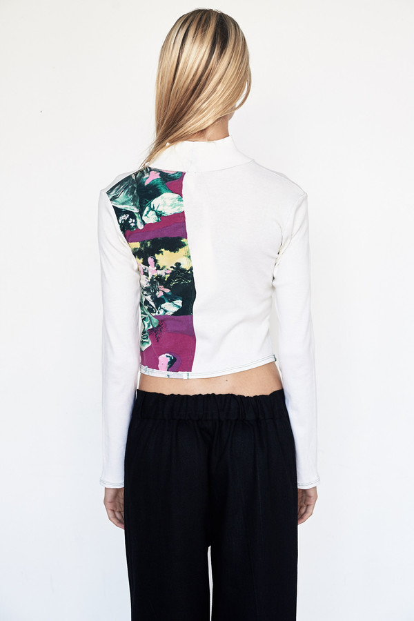 ECKHAUS LATTA Lapped Turtleneck ECKHAUS LATTA Lapped Turtleneck
