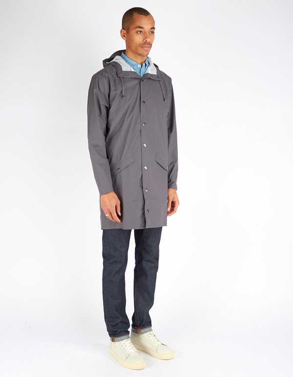 Men's Rains Long Jacket Men's Smoke Men's Rains Long Jacket Men's Smoke