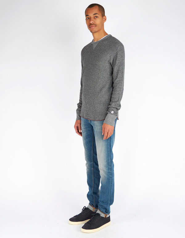 Men's Todd Snyder x Champion Thermal Jacquard Black Mix Men's Todd Snyder x Champion Thermal Jacquard Black Mix