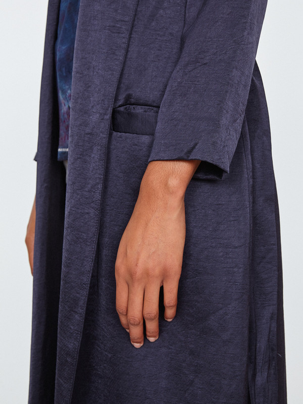 Nikki Chasin MORETTI ROBE JACKET / NAVY BLUE Nikki Chasin MORETTI ROBE JACKET / NAVY BLUE
