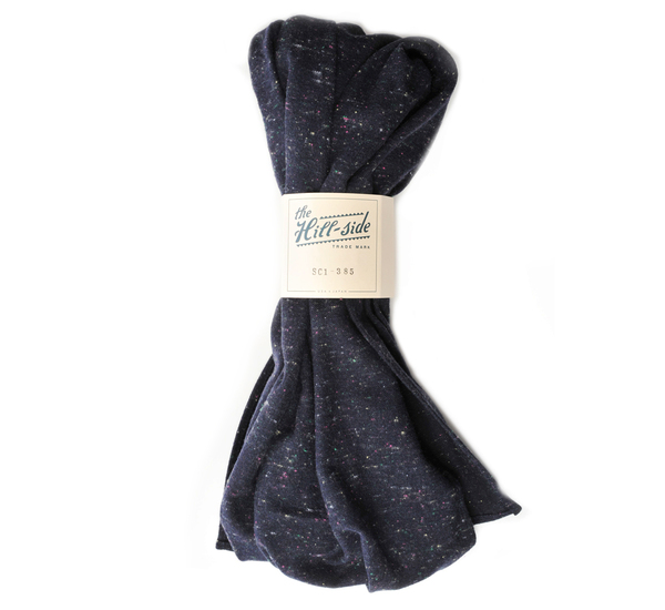 Navy Wool Galaxy Blend Scarf by The Hill-Side Navy Wool Galaxy Blend Scarf by The Hill-Side