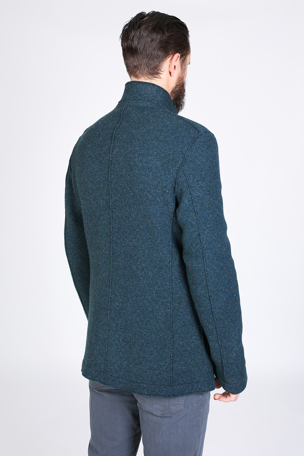 Men's Harris Wharf London Three Button Jacket in Teal Men's Harris Wharf London Three Button Jacket in Teal