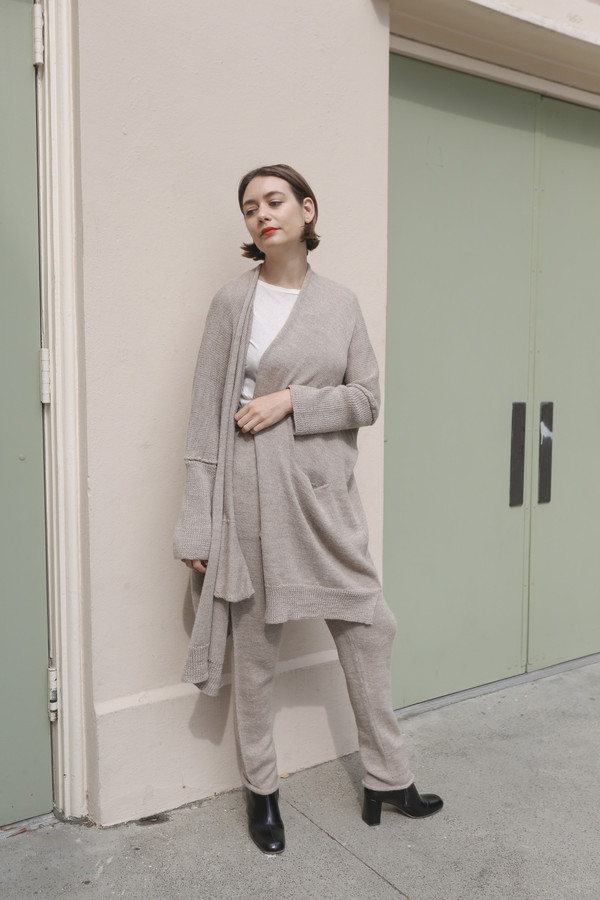 Lauren Manoogian Wide Cardigan in Oatmeal Lauren Manoogian Wide Cardigan in Oatmeal