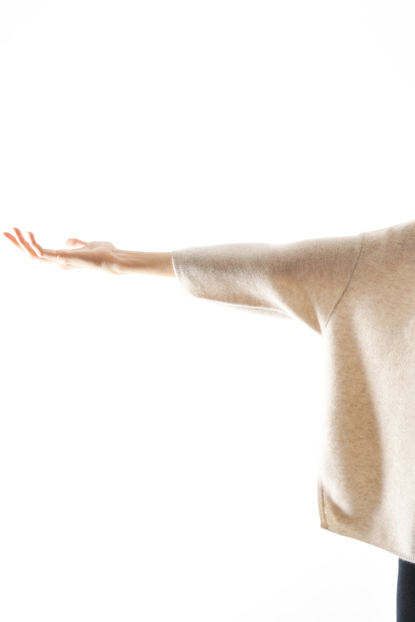 Oyuna Knitted Beige Pullover by Oyuna Oyuna Knitted Beige Pullover by Oyuna