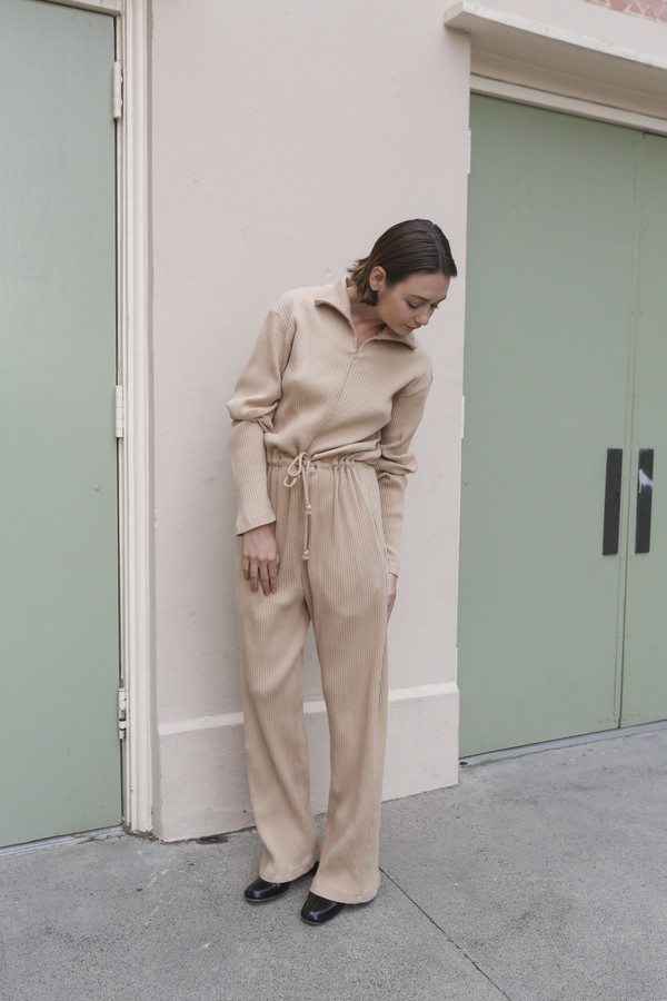 Baserange Doha Jumpsuit in Carl Johan Nude Baserange Doha Jumpsuit in Carl Johan Nude