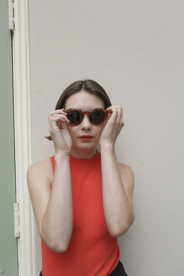 Kate Young x TURA Sunglasses in Amber Kate Young x TURA Sunglasses in Amber