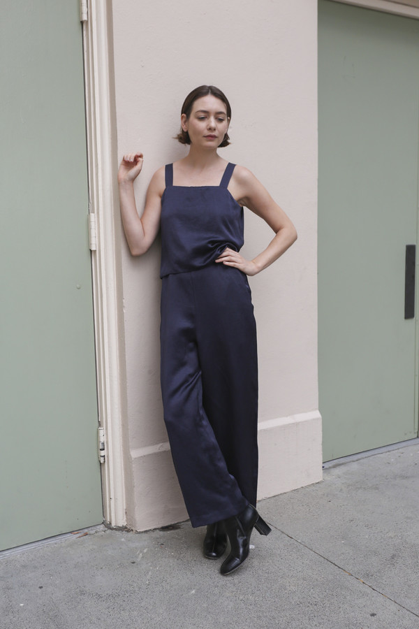Nikki Chasin Suso Jumpsuit in Navy Nikki Chasin Suso Jumpsuit in Navy