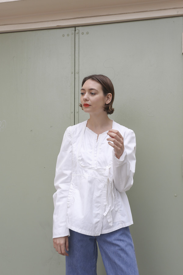 NONNA Vintage Dries Van Noten Tie Jacket/Top NONNA Vintage Dries Van Noten Tie Jacket/Top