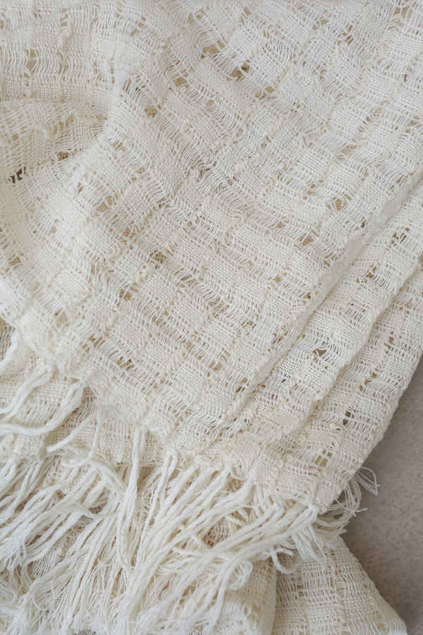 Mexchic Wabi-Sabi Blanket in Cream Mexchic Wabi-Sabi Blanket in Cream