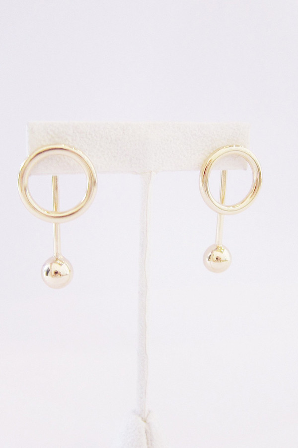 Faux/Real Friends Earrings (Gold) Faux/Real Friends Earrings (Gold)