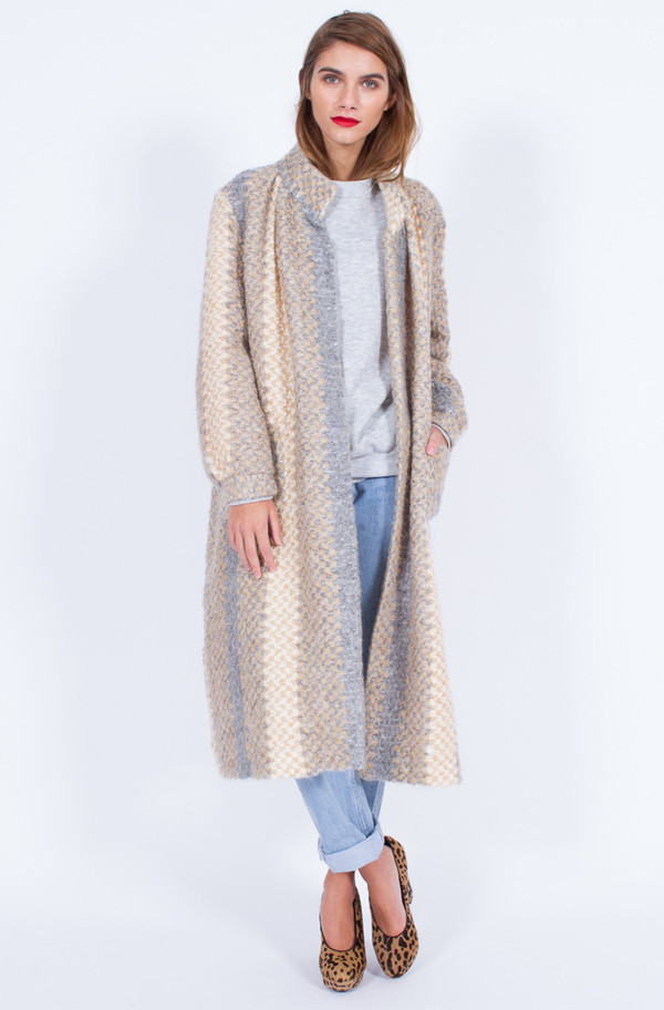 Yo Vintage! PASTEL KNIT COATIGAN (MEDIUM) Yo Vintage! PASTEL KNIT COATIGAN (MEDIUM)