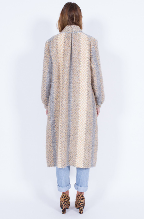 Yo Vintage! PASTEL KNIT COATIGAN (MEDIUM) Yo Vintage! PASTEL KNIT COATIGAN (MEDIUM)