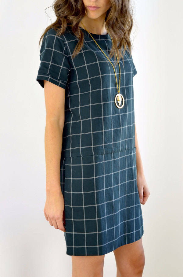 Margaux Lonnberg Mila Checks Dress Green Margaux Lonnberg Mila Checks Dress Green