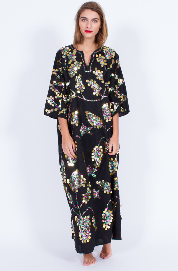 SEQUIN BLACK DRESS (ONE SIZE) SEQUIN BLACK DRESS (ONE SIZE)