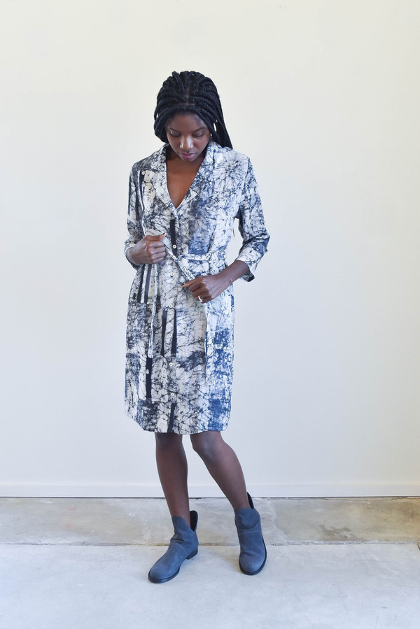 Osei-Duro Osei Duro Corium Dress in Broken Barcode Osei-Duro Osei Duro Corium Dress in Broken Barcode