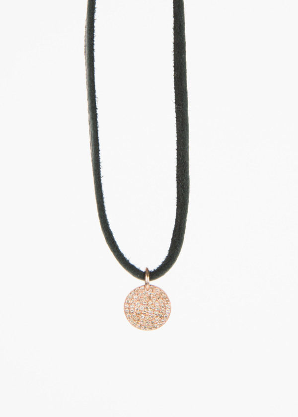 Jewels by Piper Diamond Disc Choker Necklace Jewels by Piper Diamond Disc Choker Necklace