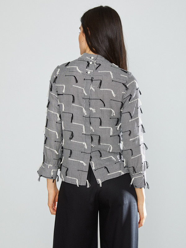 Nikki Chasin Ari Finge Mockneck Top Nikki Chasin Ari Finge Mockneck Top