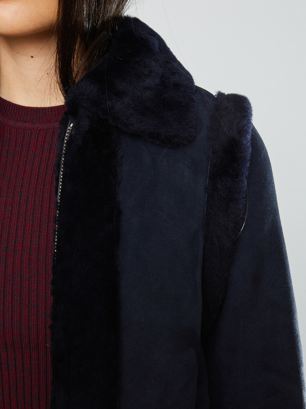 Ganni Scott Shearling Jacket Ganni Scott Shearling Jacket
