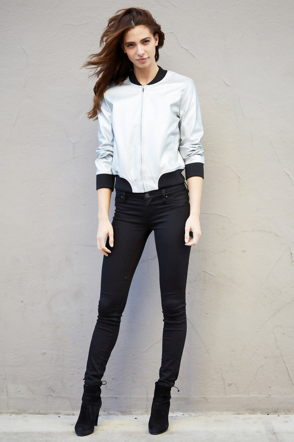 BB Dakota Alastair Silver Bomber Jacket BB Dakota Alastair Silver Bomber Jacket