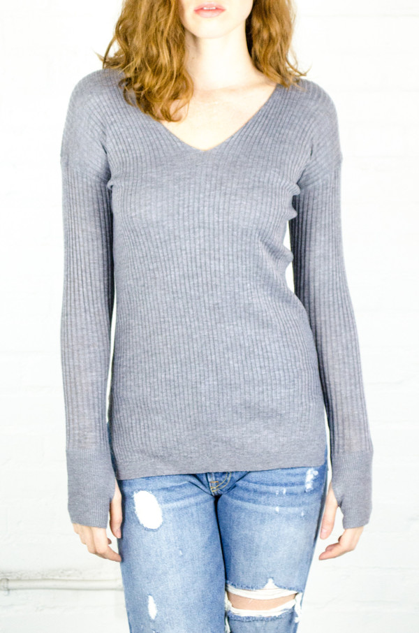 Heartloom Fog Evie Sweater Heartloom Fog Evie Sweater