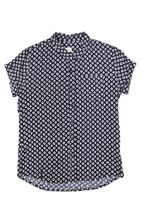 Bridge & Burn Bea Navy Ikat Print Bridge & Burn Bea Navy Ikat Print