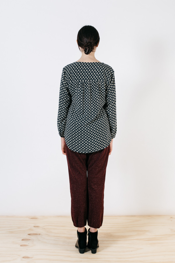Bridge & Burn Helena Navy Ikat Print Bridge & Burn Helena Navy Ikat Print