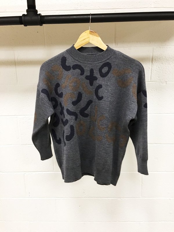 Diarte Riven Sweater Dark Grey Diarte Riven Sweater Dark Grey