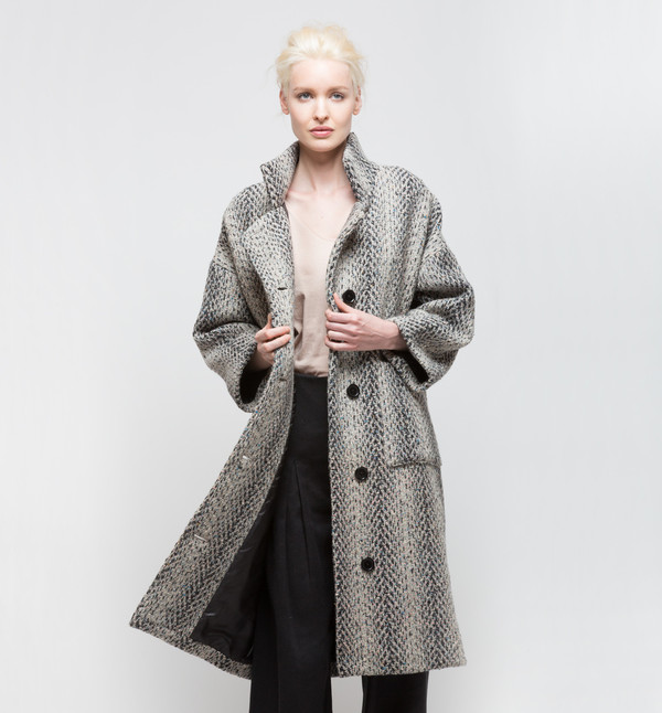 H. Fredriksson Kate Jacket Grey Color Tweed Wool H. Fredriksson Kate Jacket Grey Color Tweed Wool