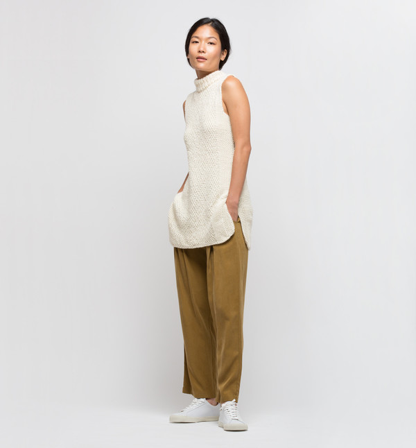 H. Fredriksson Pleat Pant Bronze H. Fredriksson Pleat Pant Bronze