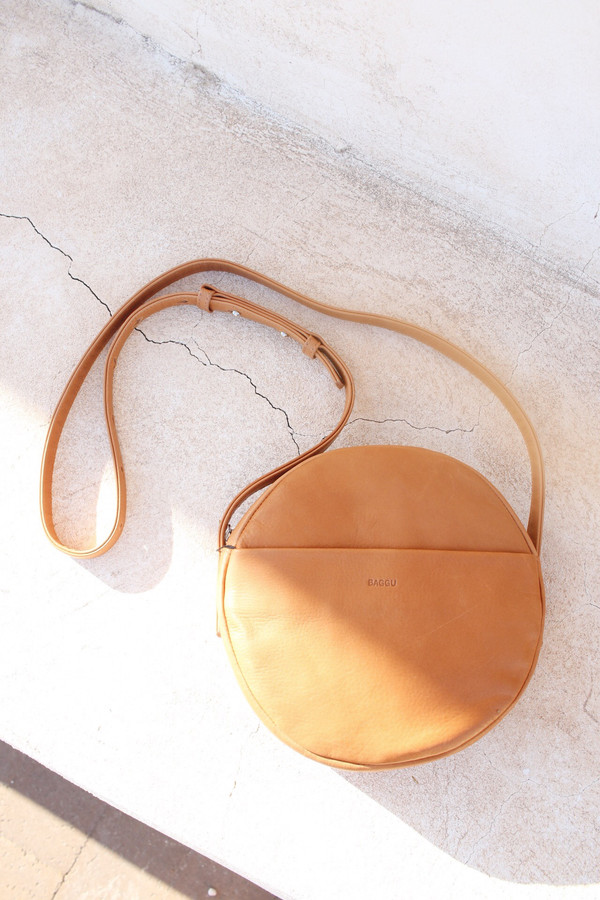 Baggu Circle Purse in Saddle Baggu Circle Purse in Saddle