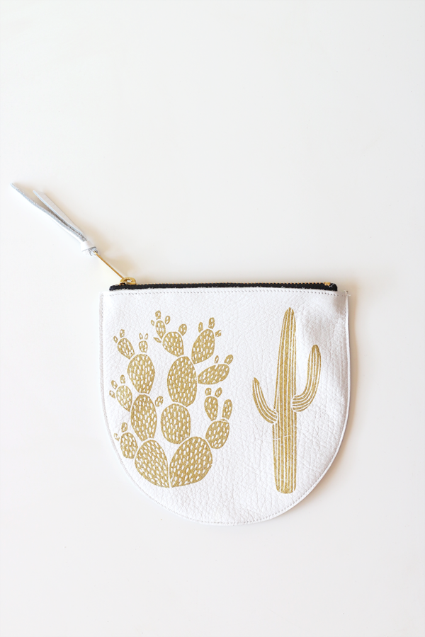 Cactus Pouch in Leather Cactus Pouch in Leather