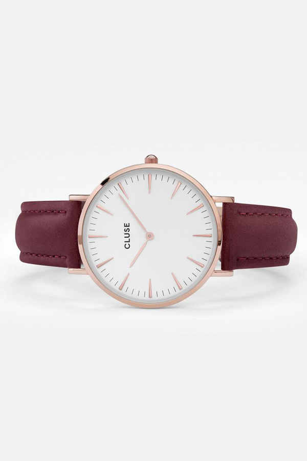 CLUSE WATCH La Boheme Rose Gold White/Marsala CLUSE WATCH La Boheme Rose Gold White/Marsala