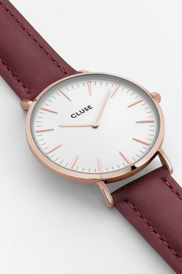 CLUSE WATCH La Boheme Rose Gold White/Marsala CLUSE WATCH La Boheme Rose Gold White/Marsala