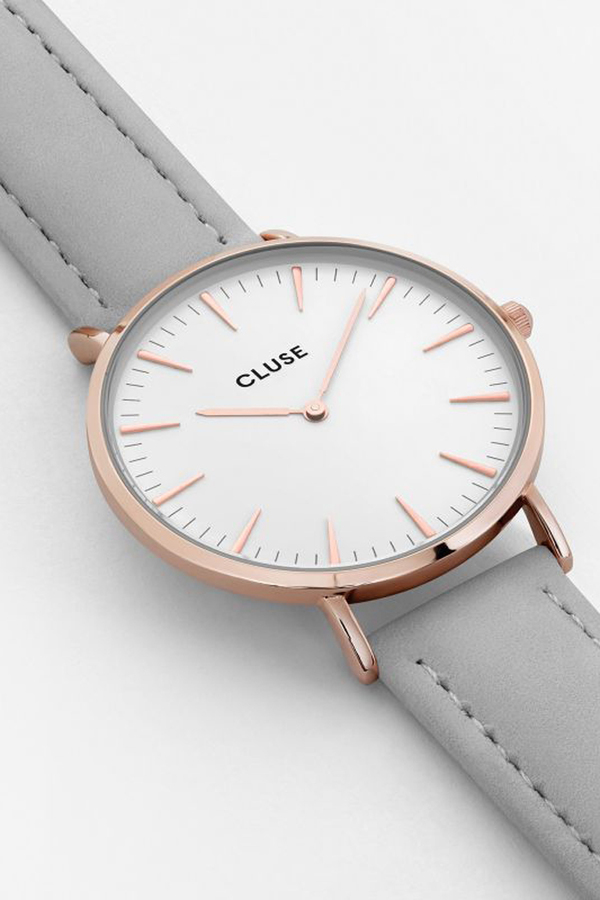 CLUSE WATCH La Boheme Rose Gold White/Grey CLUSE WATCH La Boheme Rose Gold White/Grey