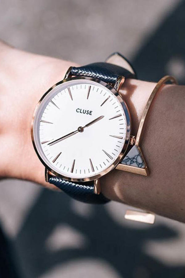 CLUSE WATCH La Boheme Rose Gold White/Midnight Blue CLUSE WATCH La Boheme Rose Gold White/Midnight Blue