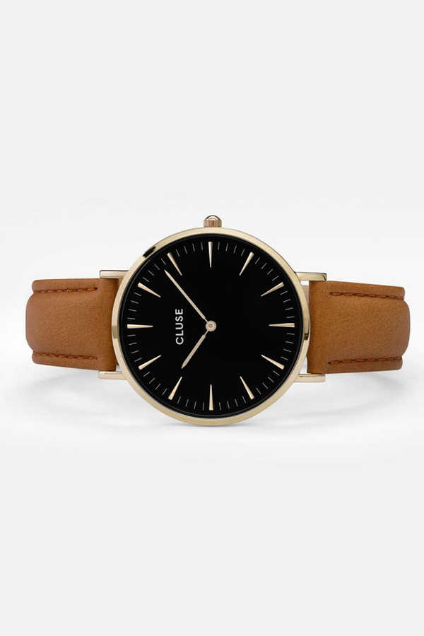 CLUSE WATCH La Boheme Gold Black/Caramel CLUSE WATCH La Boheme Gold Black/Caramel