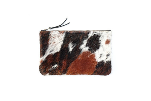 Primecut TRICOLOR COWHIDE CLUTCH Primecut TRICOLOR COWHIDE CLUTCH