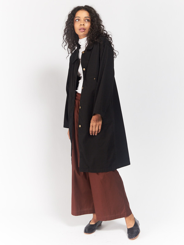 Unisex 69 Simple Coat Black Unisex 69 Simple Coat Black